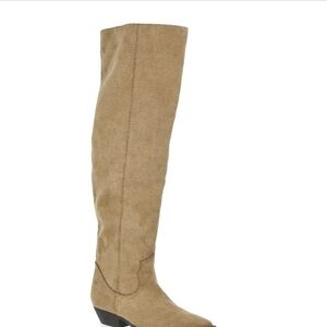 Time and Tru Tan Over the Knee Boots